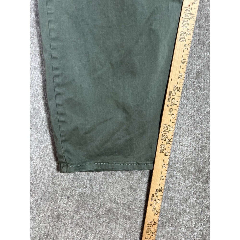 Kut From the Kloth Ankle Trouser Pants Womens Size 24W Green High Rise Stretch - Picture 11 of 12